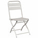 Scaun pliabil pentru grădină 2 pcs Bej 55 x 56.5 x 91cm Oțel - WALTI WALTI