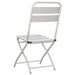 Scaun pliabil pentru grădină 2 pcs Bej 55 x 56.5 x 91cm Oțel - WALTI WALTI