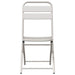 Scaun pliabil pentru grădină 2 pcs Bej 55 x 56.5 x 91cm Oțel - WALTI WALTI