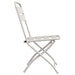Scaun pliabil pentru grădină 2 pcs Bej 55 x 56.5 x 91cm Oțel - WALTI WALTI