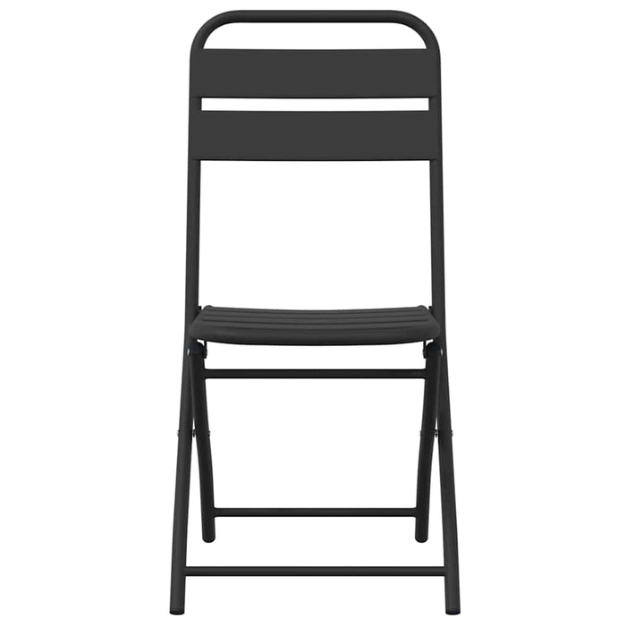 Scaun pliabil pentru grădină 2 pcs Antracit 55 x 56.5 x 91cm - WALTI WALTI