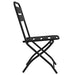 Scaun pliabil pentru grădină 2 pcs Antracit 55 x 56.5 x 91cm - WALTI WALTI