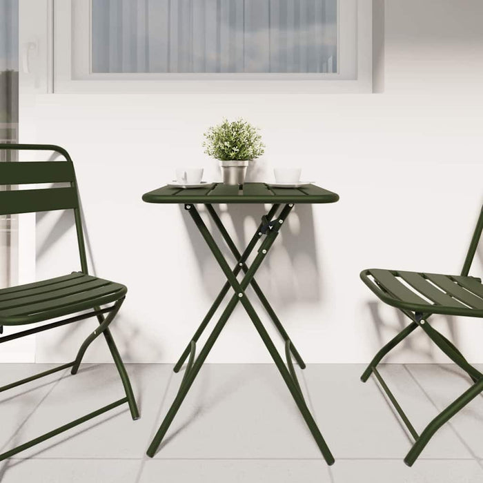 Masă de bistro Verde închis 55 x 55 x 72,5 cm WALTI
