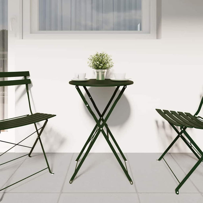 Masă de bistro Verde închis Ø 50 x 71 cm WALTI