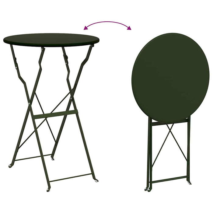 Masă de bistro Verde închis Ø 50 x 71 cm WALTI
