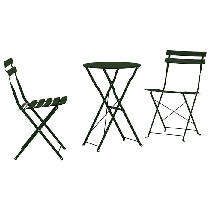 Set Bistro Pliabil 3 pcs Pădure Oțel - WALTI WALTI