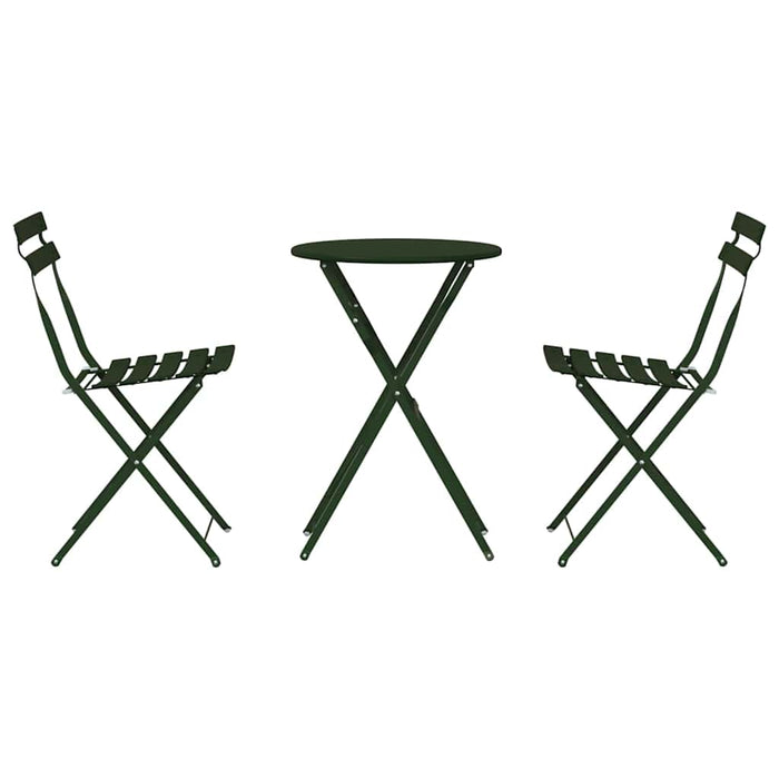 Set Bistro Pliabil 3 pcs Pădure Oțel - WALTI WALTI