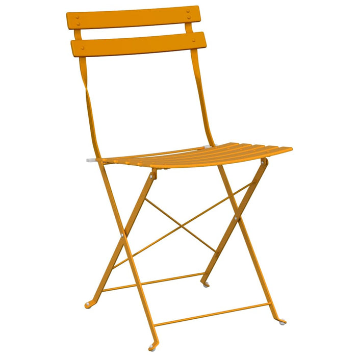 Set Bistro Pliabil 3 pcs Muștar Oțel - WALTI WALTI