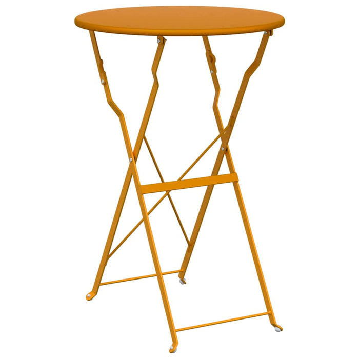 Set Bistro Pliabil 3 pcs Muștar Oțel - WALTI WALTI