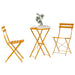 Set Bistro Pliabil 3 pcs Muștar Oțel - WALTI WALTI