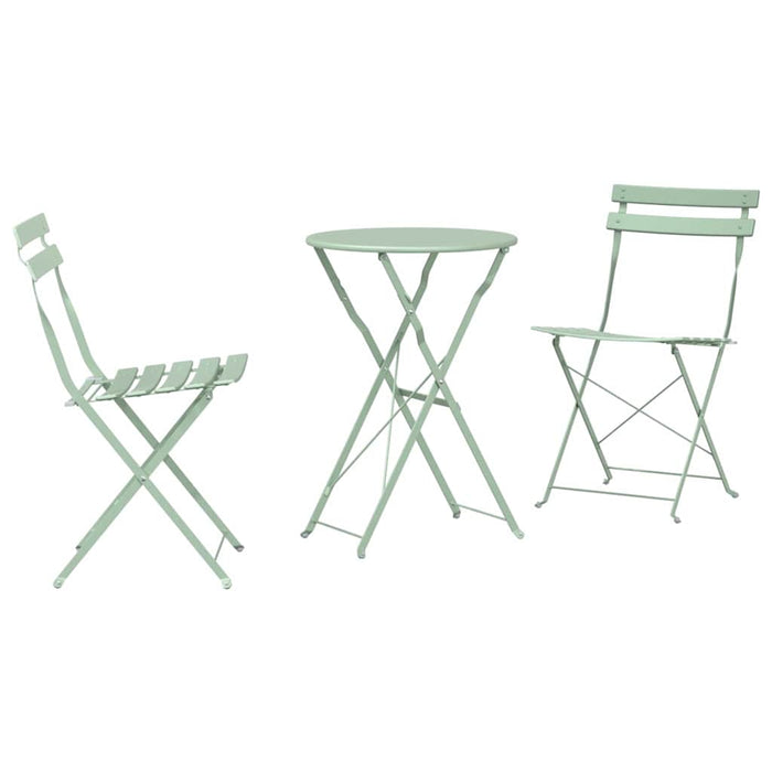 Set Bistro Pliabil 3 pcs Spumă de mare Oțel - WALTI WALTI