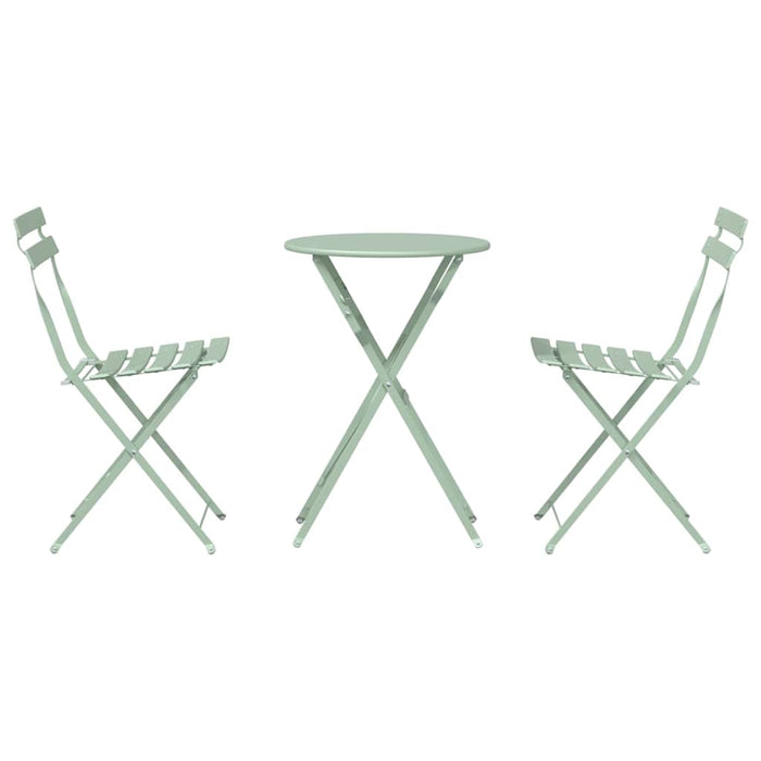 Set Bistro Pliabil 3 pcs Spumă de mare Oțel - WALTI WALTI
