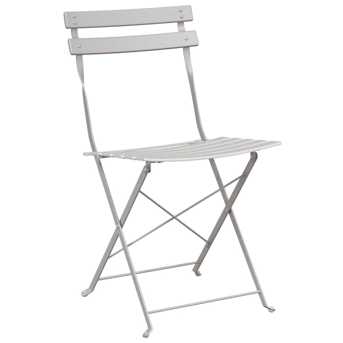 Set Bistro Pliabil 3 pcs Bej Oțel - WALTI WALTI