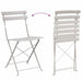 Set Bistro Pliabil 3 pcs Bej Oțel - WALTI WALTI