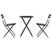 Set Bistro Pliabil 3 pcs Antracit Oțel - WALTI WALTI