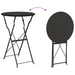 Set Bistro Pliabil 3 pcs Antracit Oțel - WALTI WALTI