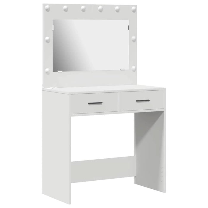 Birou de Toaletă cu sertar Alb 78,5 x 41 x 135 cm Lemn compozit - WALTI WALTI