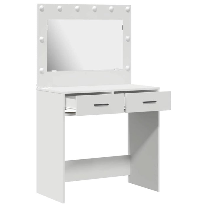 Birou de Toaletă cu sertar Alb 78,5 x 41 x 135 cm Lemn compozit - WALTI WALTI