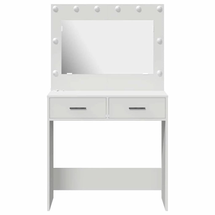 Birou de Toaletă cu sertar Alb 78,5 x 41 x 135 cm Lemn compozit - WALTI WALTI