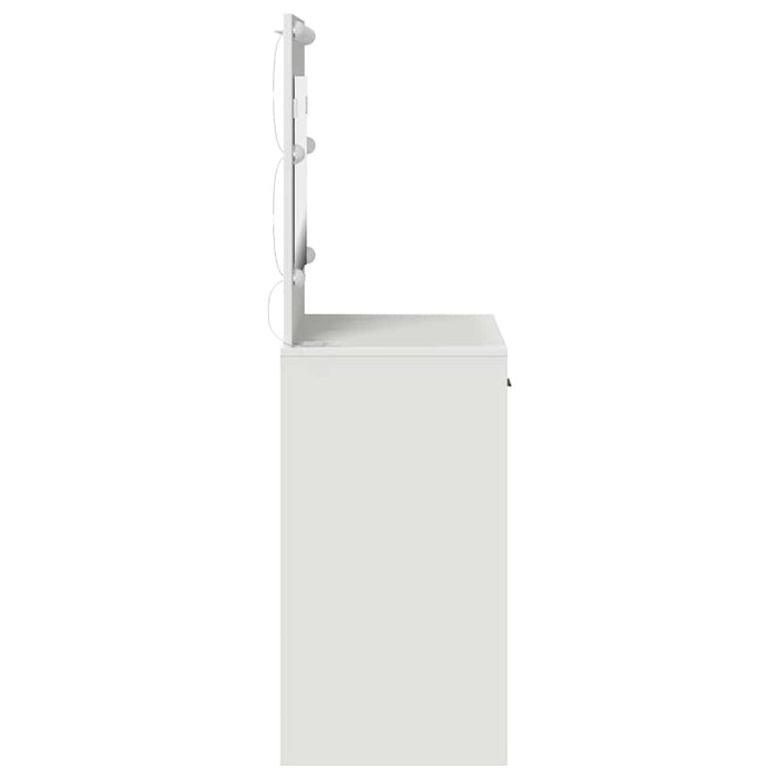 Birou de Toaletă cu sertar Alb 78,5 x 41 x 135 cm Lemn compozit - WALTI WALTI