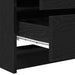 Birou de Toaletă Stejar negru 78,5 x 41 x 135 cm Lemn compozit - WALTI WALTI