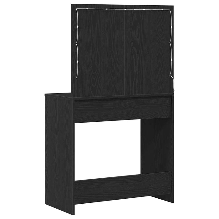 Birou de Toaletă Stejar negru 78,5 x 41 x 135 cm Lemn compozit - WALTI WALTI