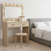 Birou de Toaletă Stejar sonoma 78,5 x 41 x 135 cm Lemn compozit - WALTI WALTI