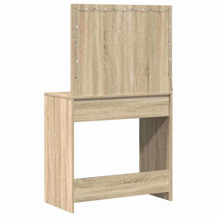 Birou de Toaletă Stejar sonoma 78,5 x 41 x 135 cm Lemn compozit - WALTI WALTI