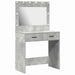 Birou de Toaletă Gri beton 78,5 x 41 x 135 cm Lemn compozit - WALTI WALTI