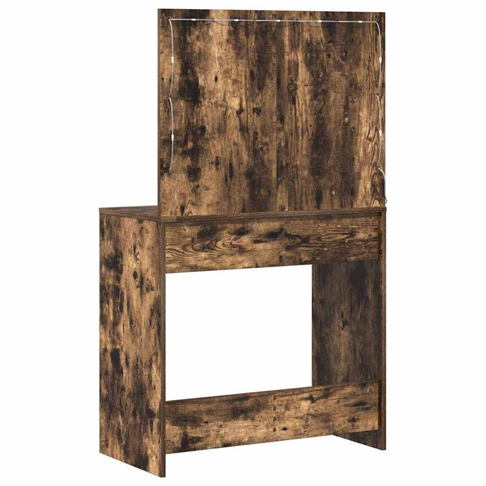 Birou de Toaletă cu sertar Stejar fumuriu 78,5 x 41 x 135 cm - WALTI WALTI