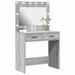 Birou de Toaletă sonoma gri 78,5 x 41 x 135 cm Lemn compozit - WALTI WALTI