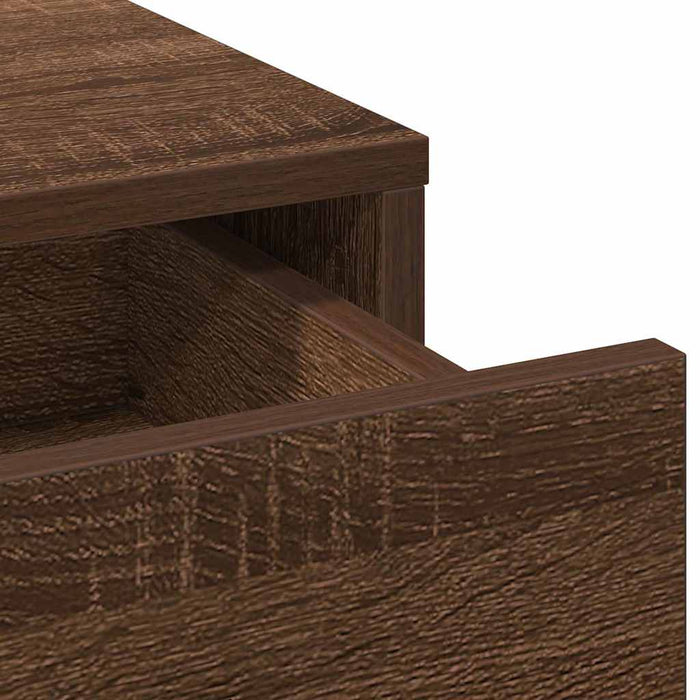 Birou de Toaletă Stejar brun 78,5 x 41 x 135 cm Lemn compozit - WALTI WALTI