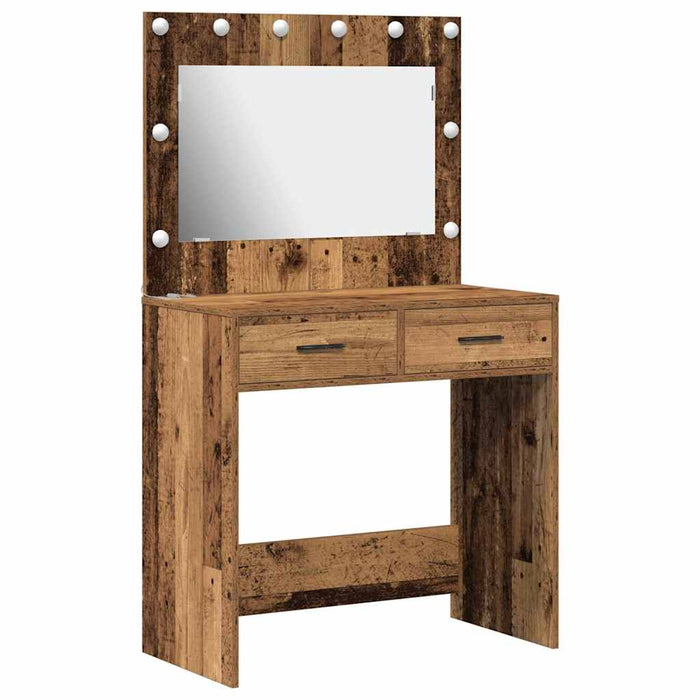 Birou de Toaletă Lemn Vechi 78,5 x 41 x 135 cm Lemn compozit - WALTI WALTI