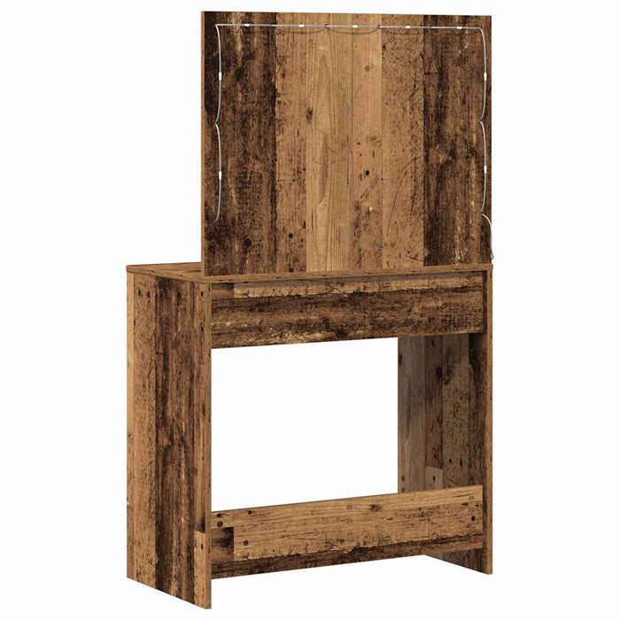 Birou de Toaletă Lemn Vechi 78,5 x 41 x 135 cm Lemn compozit - WALTI WALTI