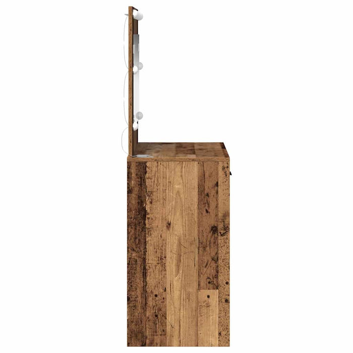 Birou de Toaletă Lemn Vechi 78,5 x 41 x 135 cm Lemn compozit - WALTI WALTI