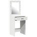 Birou de Toaletă cu sertar Alb 50 x 41 x 135 cm Lemn compozit - WALTI WALTI