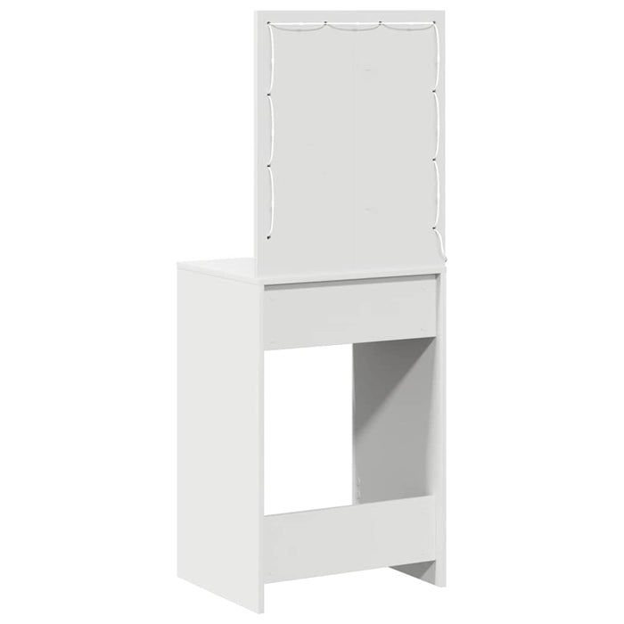 Birou de Toaletă cu sertar Alb 50 x 41 x 135 cm Lemn compozit - WALTI WALTI