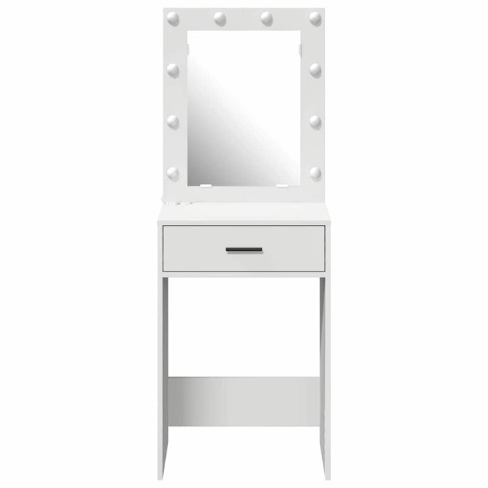 Birou de Toaletă cu sertar Alb 50 x 41 x 135 cm Lemn compozit - WALTI WALTI