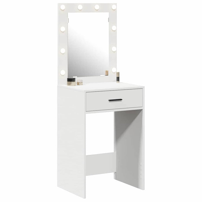 Birou de Toaletă cu sertar Alb 50 x 41 x 135 cm Lemn compozit - WALTI WALTI