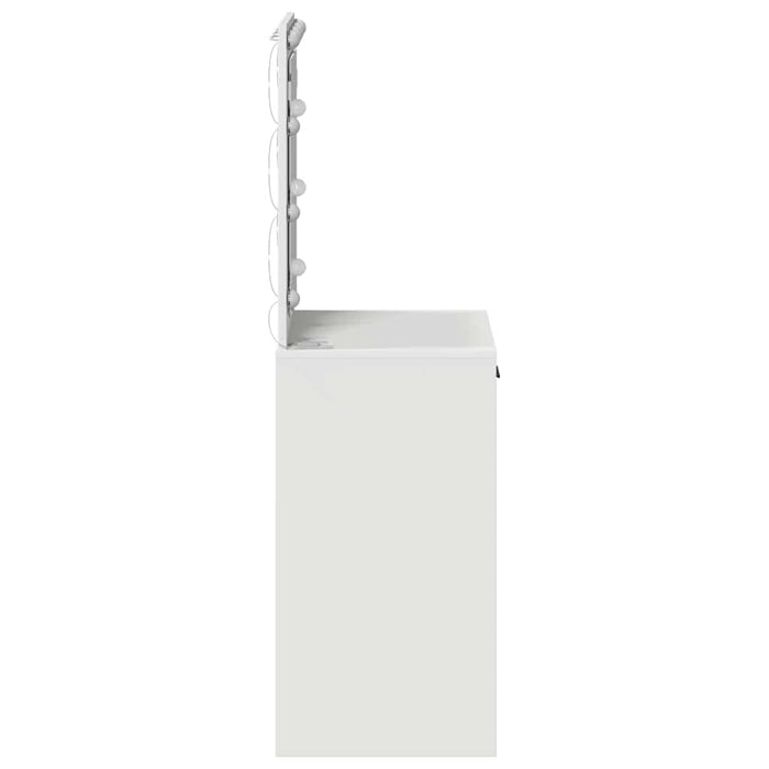 Birou de Toaletă cu sertar Alb 50 x 41 x 135 cm Lemn compozit - WALTI WALTI