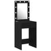 Birou de Toaletă Stejar negru 50 x 41 x 135 cm Lemn compozit - WALTI WALTI
