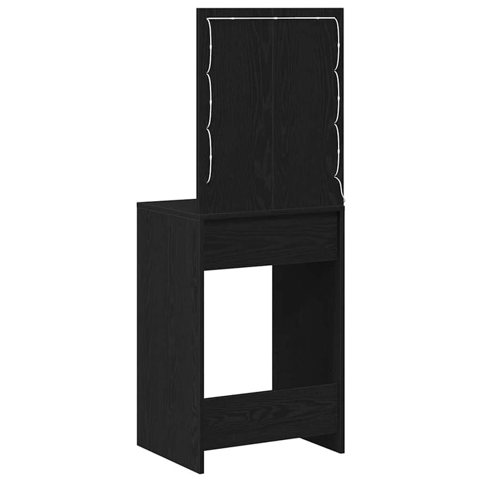 Birou de Toaletă Stejar negru 50 x 41 x 135 cm Lemn compozit - WALTI WALTI