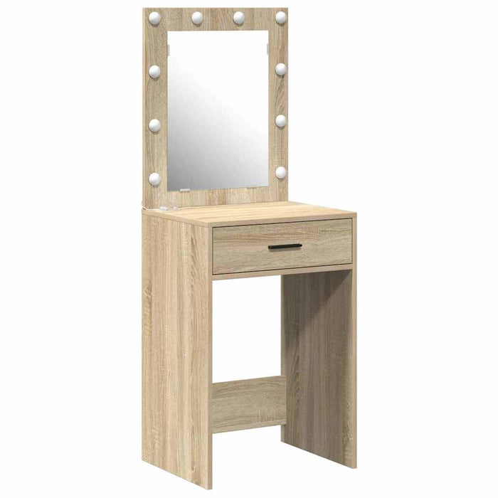 Birou de Toaletă Stejar sonoma 50 x 41 x 135 cm Lemn compozit - WALTI WALTI