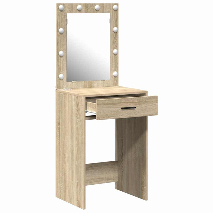 Birou de Toaletă Stejar sonoma 50 x 41 x 135 cm Lemn compozit - WALTI WALTI