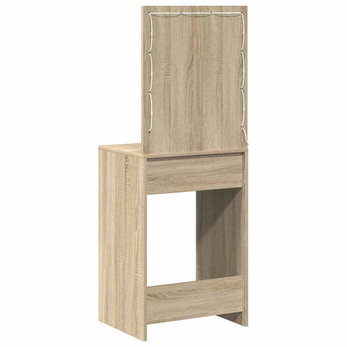 Birou de Toaletă Stejar sonoma 50 x 41 x 135 cm Lemn compozit - WALTI WALTI