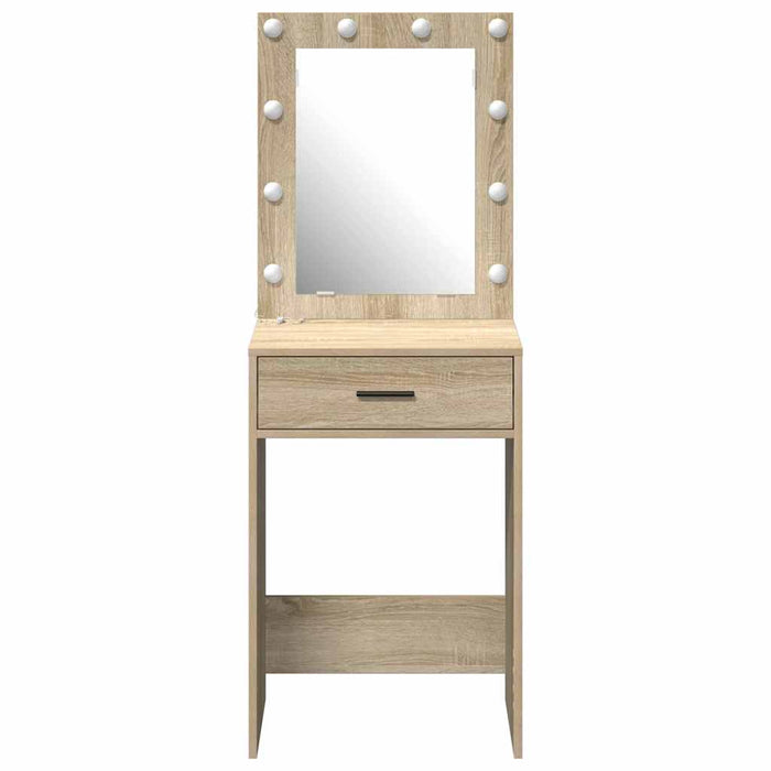 Birou de Toaletă Stejar sonoma 50 x 41 x 135 cm Lemn compozit - WALTI WALTI