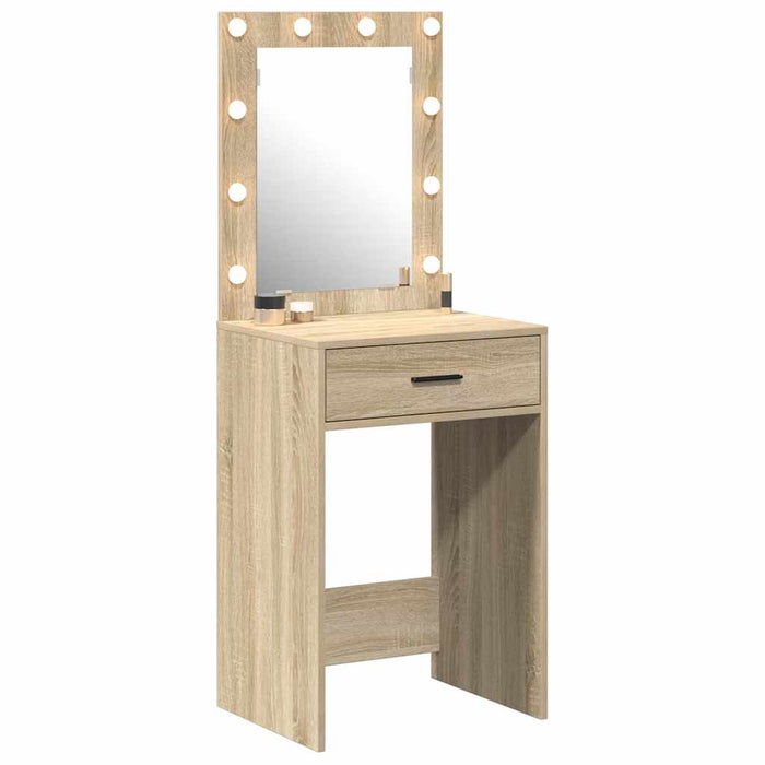 Birou de Toaletă Stejar sonoma 50 x 41 x 135 cm Lemn compozit - WALTI WALTI