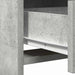 Birou de Toaletă Gri beton 50 x 41 x 135 cm Lemn compozit - WALTI WALTI
