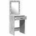 Birou de Toaletă Gri beton 50 x 41 x 135 cm Lemn compozit - WALTI WALTI