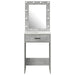 Birou de Toaletă Gri beton 50 x 41 x 135 cm Lemn compozit - WALTI WALTI